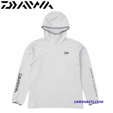 Худи Daiwa Stretch Hoodie Light Gray